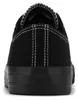 Canvas Sneaker Freizeitschuhe Sportschuhe Uni Schwarz 43 EU Produktbild-Vorschau 4