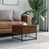 vidaXL Salontafel, bruin, eikenlook, 51x51x40 cm, houtvezel Productafbeelding-voorbeeld 2