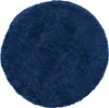 Hochflor Langflor Shaggy Teppich Luxury Denim Blau Rund, Produktbild-Vorschau 5