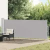 vidaXL Ausziehbare Seitenmarkise 140×500 cm Grau Produktbild-Vorschau 2