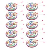 Lollipop Form Trommel,Kinder Tamburin Set,Buntes Tamburin Produktbild-Vorschau 2