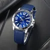 Casio Men's Enticer Blue Leather Band Blue Dial Casual Produktbild-Vorschau 9