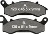 EBC FA731TT Bremsbeläge für Lexmoto Produktbild-Vorschau 1