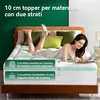 NicePlus, materasso topper 2-in-1, 180x200x10 cm, con Anteprima dell’immagine prodotto 7