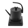 A black electric kettle on its charging base, photographed against a white background. Podgląd zdjęcia produktu