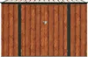 vidaXL Gartenlagerbox Braun 214 x 82 x 132 cm Stahl Produktbild-Vorschau 6