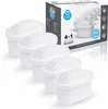 A set of five white water filter cartridges and their packaging. Náhľad obrázku produktu