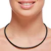Lederkette 4 mm Herren Halskette schwarz 17-100 cm lang mit Produktbild-Vorschau 5
