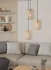 Lampada a sospensione - Colore sabbia - 46 x 110 cm - Anteprima dell’immagine prodotto 12