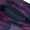 A close-up view of the interior of a bag, showing a zippered pocket. Voir les images du produit