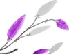 vidaXL Deckenlampe Lila und weiße Blätterranken mit Produktbild-Vorschau 3