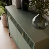 Kommode MIDNIGHT 2D2S mit zwei Schubladen auf Gestell Grün Produktbild-Vorschau 3