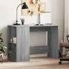 vidaXL Scrivania Grigio Sonoma 102x50x75 cm Materiale a Anteprima dell’immagine prodotto 2