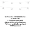 3D Leuchtstern Lichterkette mit 10 LED-Sternen, ca. 6,75m + Produktbild-Vorschau 6