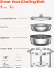 VEVOR Hot Pot Buffet-Speisenwärmer, runder Produktbild-Vorschau 6