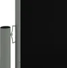 vidaXL Seitenmarkise Ausziehbar Schwarz 180x600 cm Produktbild-Vorschau 11