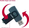 Chiavetta USB Hama Rotate 128 GB USB Tipo-A Blu Anteprima dell’immagine prodotto 10