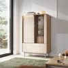 BEAUTYSOFA | Vitrine TERRA mit 3 Türen, Hochkommode Produktbild-Vorschau 5
