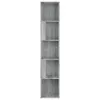 vidaXL Półka narożna szara Sonoma 33x33x164,5 cm materiał Podgląd zdjęcia produktu 7
