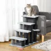 PawHut Pet Schody pro kočky se škrabadlem Míč 4-stupňové Náhled obrázku produktu 2