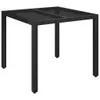 Möbel 5-tlg. Garten-Essgruppe mit Kissen Schwarz Poly Produktbild-Vorschau 10