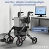 ELONEO 2in1 Rollstuhl Rollator faltbar und leicht mit Sitz, Produktbild-Vorschau 9