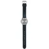 The back of a Disney Mickey Mouse watch with a black band and silver casing. Podgląd zdjęcia produktu