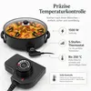 SHOV Elektrische Pizzapfanne Ø36 cm – 1500 W, Glasdeckel & Produktbild-Vorschau 4