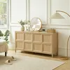 MODFU Dressoir met eikenhoutlook, bijzettafel, keukenkast Productafbeelding-voorbeeld 2