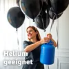50x balóny balóny balón vzduch, hélium čierna svadobná Náhľad obrázku produktu 2