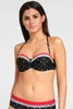 LASCANA Bandeau-Bikini-Top Monroe schwarz-rot Größe 42 Cup Produktbild-Vorschau 3