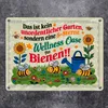 5-Sterne Wellness Oase für Bienen Metallschild in 15x20 cm Produktbild-Vorschau 2