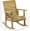 Outsunny Schaukelstuhl Schwingsessel mit Armlehne Produktbild-Vorschau 3