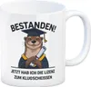 Lizenz zum Klugscheißen Otter Kaffeebecher Produktbild-Vorschau 1