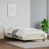 vidaXL Bettgestell mit Kopfteil Creme 90x200 cm Kunstleder Produktbild-Vorschau 13