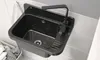 Granitan - Lavatoio - Lavandino 50x34 cm - Lavello nero - Anteprima dell’immagine prodotto 7