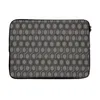 MuchoWow® Laptop Hülle 13 Zoll Muster - Grau - Deluxe - Produktbild-Vorschau 1
