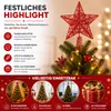 Copri albero di Natale stella rossa - Copri albero di Anteprima dell’immagine prodotto 9