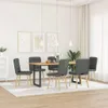 Esszimmerstühle 6 Stk. Dunkelgrau Stoff, Esszimmerstühle Produktbild-Vorschau 2
