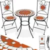 Sada zahradního nábytku Mosaic se 2 židlemi a stolem - Náhled obrázku produktu 2