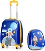 GOPLUS 16" Kinderkoffer + 12" Rucksack, Kids Trolley mit Produktbild-Vorschau 1