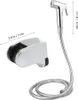 Hand Brause Dusche mit Schlauch Adapter Brausehalter Bidet Produktbild-Vorschau 5