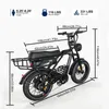 T3 E-Bike Fatbike Cityrad 20×4,0" Elektrofahrrad, 864 Wh Produktbild-Vorschau 2