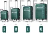 Set di valigie Zelsius 4 pezzi, verde petrolio, valigia da Anteprima dell’immagine prodotto 2