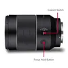 A close-up view of a camera lens with labels pointing to specific features. Anteprima dell’immagine prodotto
