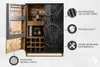riess-ambiente Massiver Barschrank SCORPION 141cm schwarz Produktbild-Vorschau 12