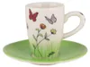 Mila Keramik Espresso-Tasse mit Untere Schmetterlinge Produktbild-Vorschau 1