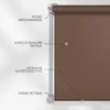 Roleta Estika bez vrtání – 65 cm x 220 cm – Bronzová – Náhled obrázku produktu 3