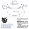 Horno de fundición de aluminio holandés de 20 cm con tapa, Vista previa de la imagen del producto 3
