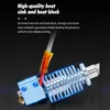 Close-up marketing image of a 3D printer hotend with text overlay. Náhled obrázku produktu